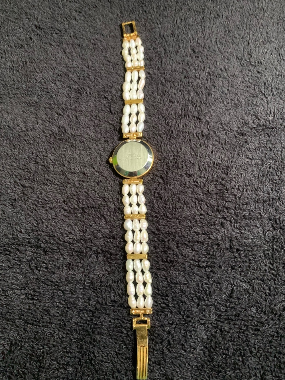 Fresh Water Pearl Gold-Tone Women's Watch - Picture 4 of 7